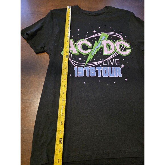 Vintage S AC/DC 1978 Tour T-Shirt Small New Throwback - Picture 2 of 4